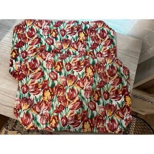 Longaberger 1995 May Series Tulip Set 2 Placemats NEW Basket Accessory USA